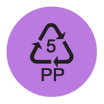 plastic recycling number 5 PP