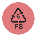 plastic recycling number 6 PS